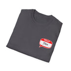 Hello Papa Speech Bubble T-Shirt – Cute Dad Gift for New Fathers & Father’s Day