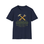 Grandad Can Fix It T-Shirt — Vintage Tools Fathers Day Gift