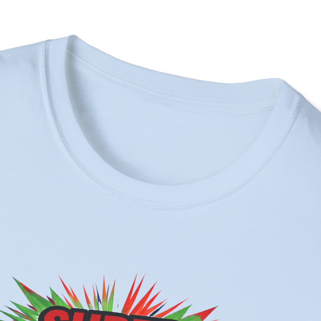 Super Dad Graphic T-Shirt — Wales Flag themed Retro Comic Father's Day Tee