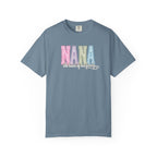 NANA Pastel Patchwork T-Shirt — "The Heart of Our Family" Gift