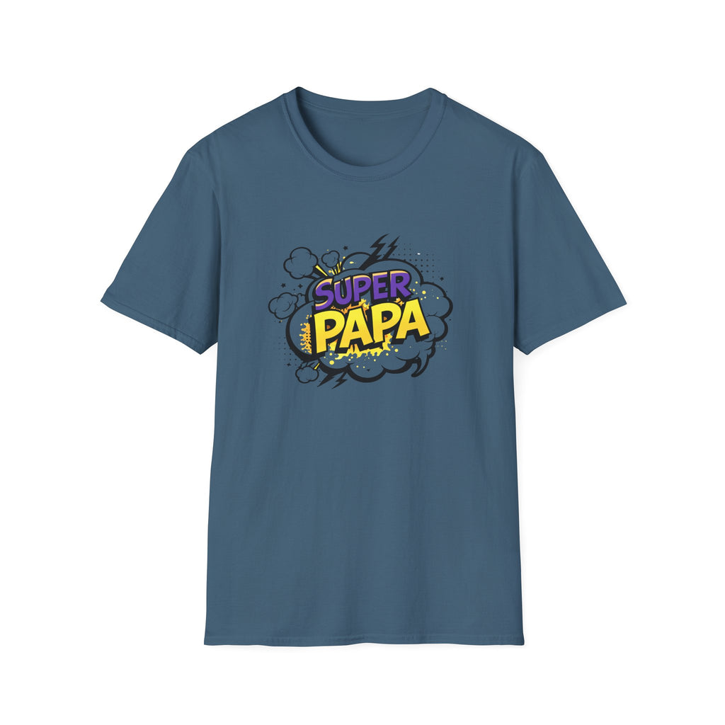 Super Papa T-Shirt — Comic Book Style Father’s Day Tee