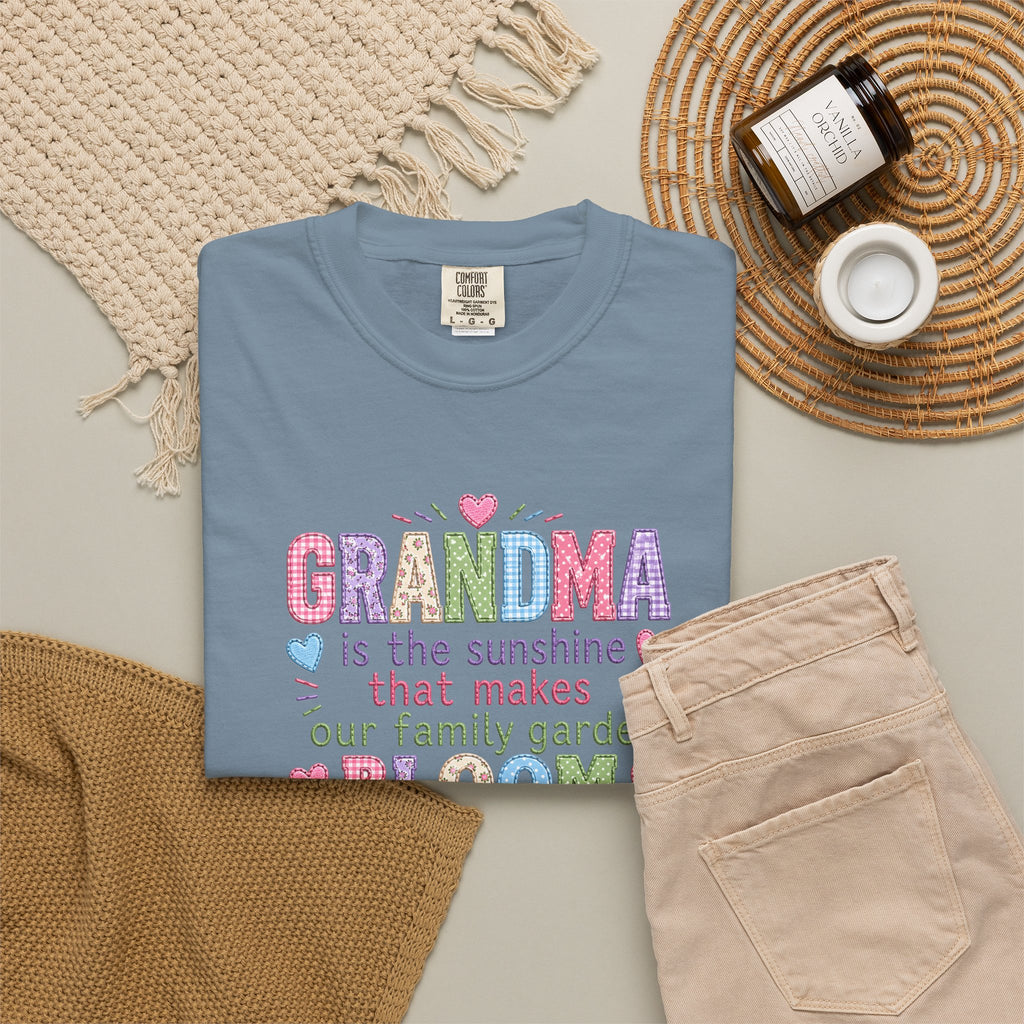 Grandma Is the Sunshine That Makes Our Family Garden Bloom T-Shirt