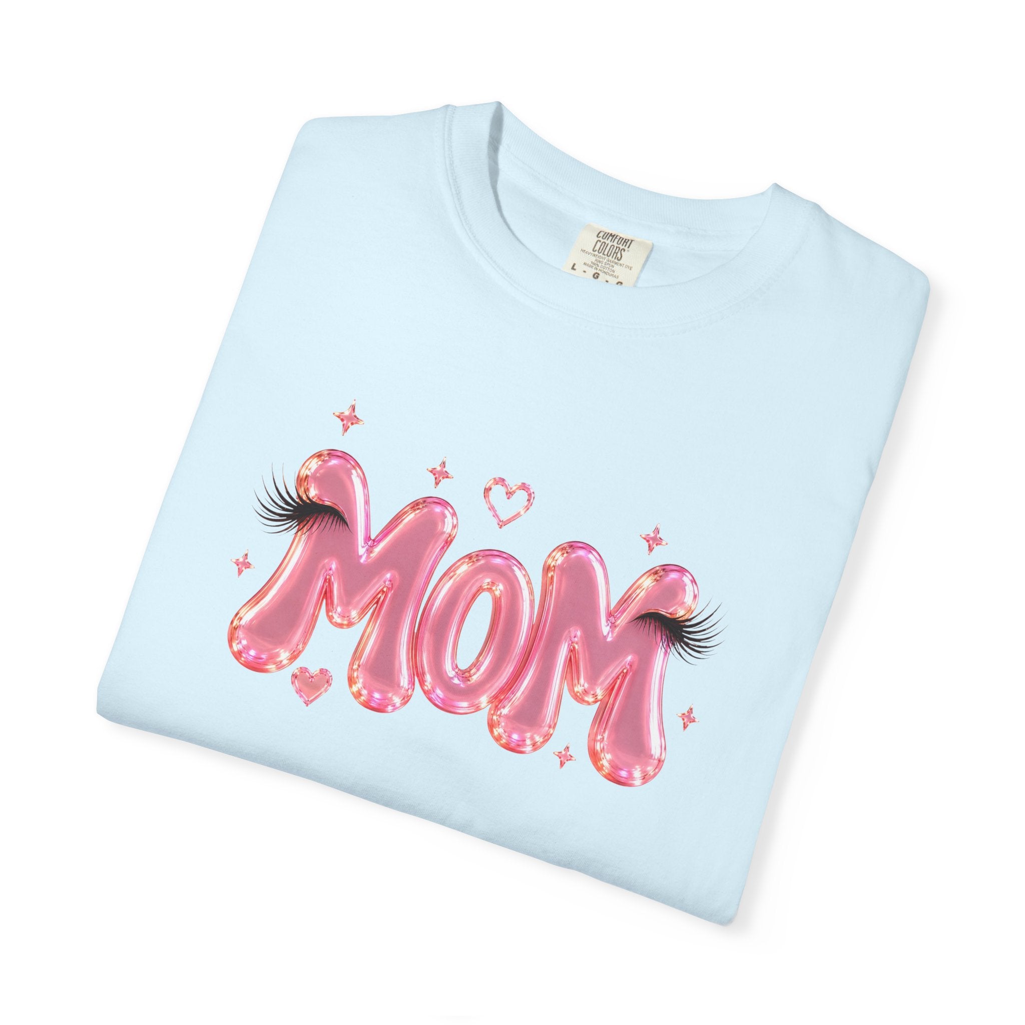 MOM Pink Balloon Eyelashes T-Shirt