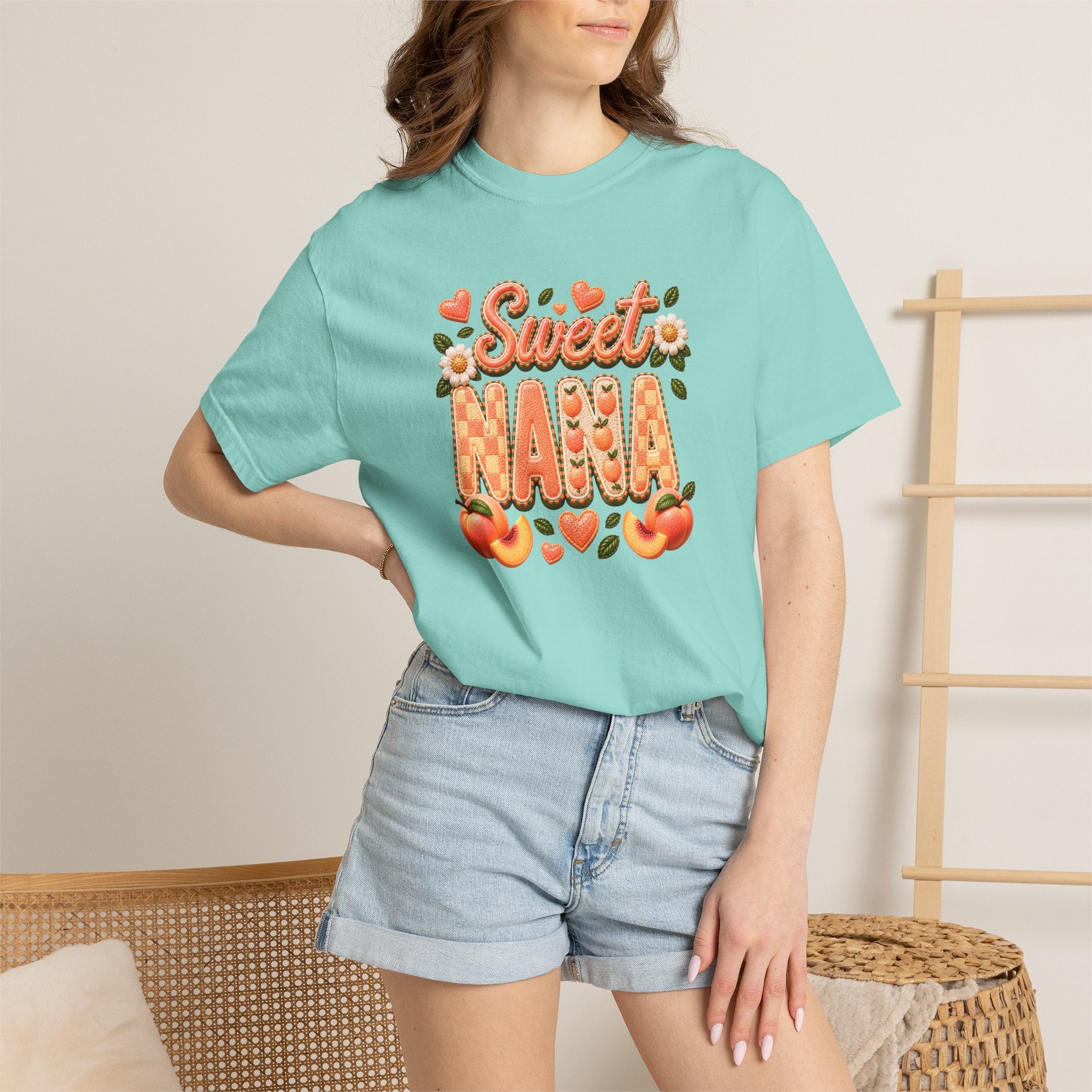 Sweet NANA Peach Tee