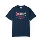 Becoming a Granny T-Shirt – Cute Grandma Shirt with "Becoming a Granny means my heart grows bigger with every little giggle" Design