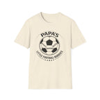 T-Shirt — "Papa's Little Football Buddies" Personalized Soccer Dad Tee