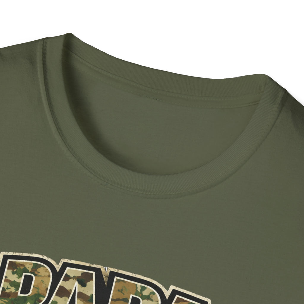 Papa Camo T-Shirt — “Papa’s Little Troops” Personalized Kids Names Tee