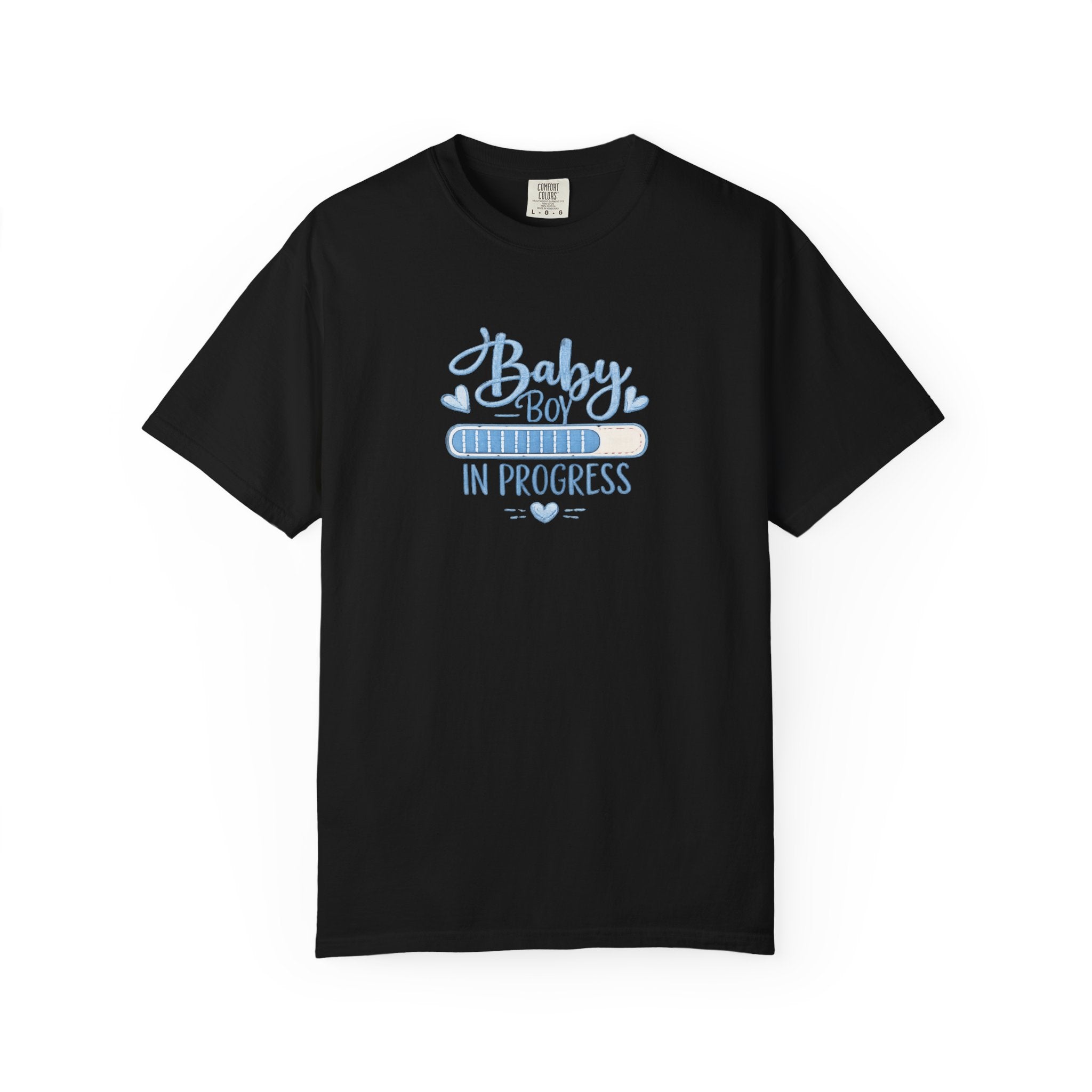 Baby Boy In Progress T-Shirt — Pregnancy Announcement Tee