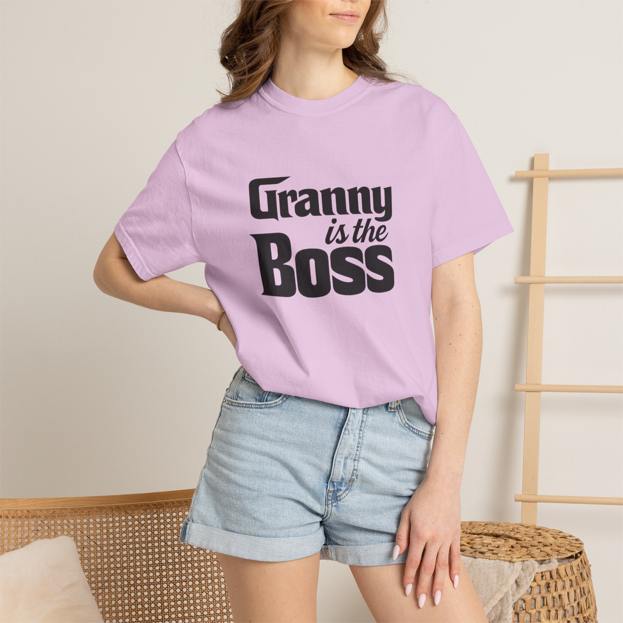 Granny Is the Boss T-Shirt – Funny Grandma Gift, Mother’s Day & Birthday Tee