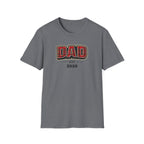 Dad Plaid Design T-Shirt — DAD Est. 2026 New Dad Gift