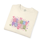 Granny Power T-Shirt — Retro Heart Graphic Tee for Grandmas