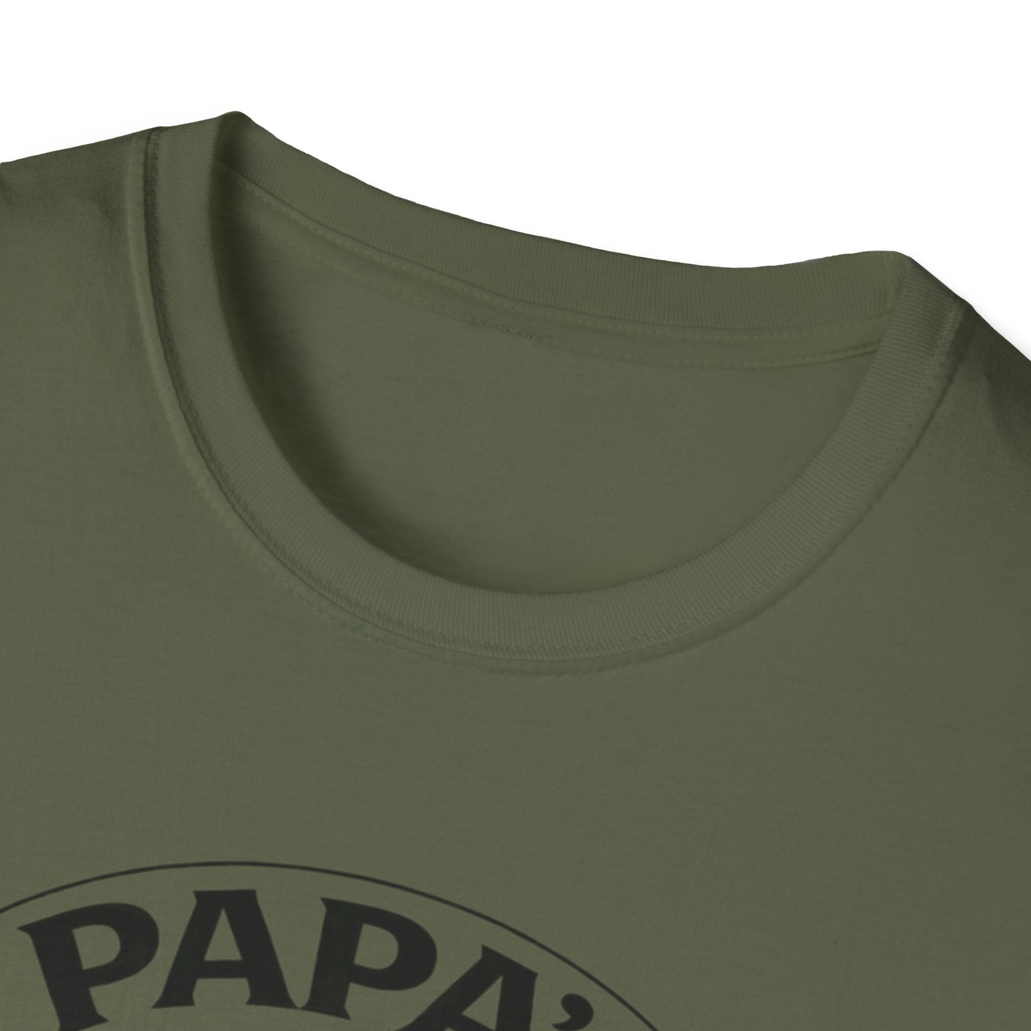 T-Shirt — "Papa's Little Football Buddies" Personalized Soccer Dad Tee