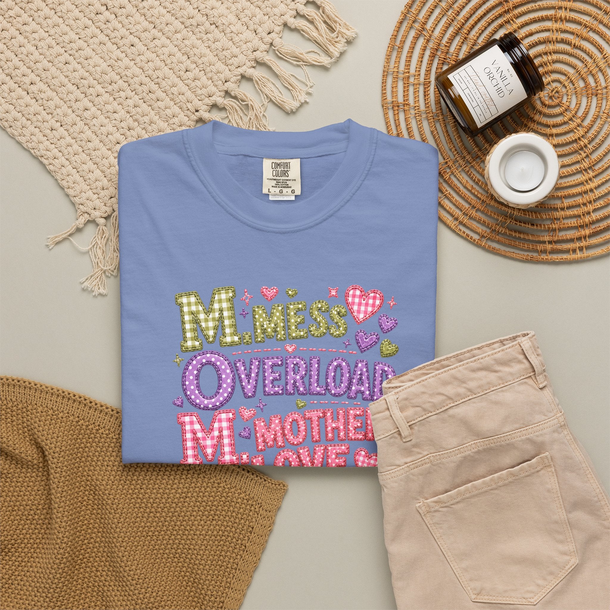 Mom Overload T-Shirt — Cute 'Mess Overload Mother Love' Mother's Day Tee