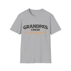 Grandpa's Crew T-Shirt — "Small Humans, Big Love" Grandpa Gift