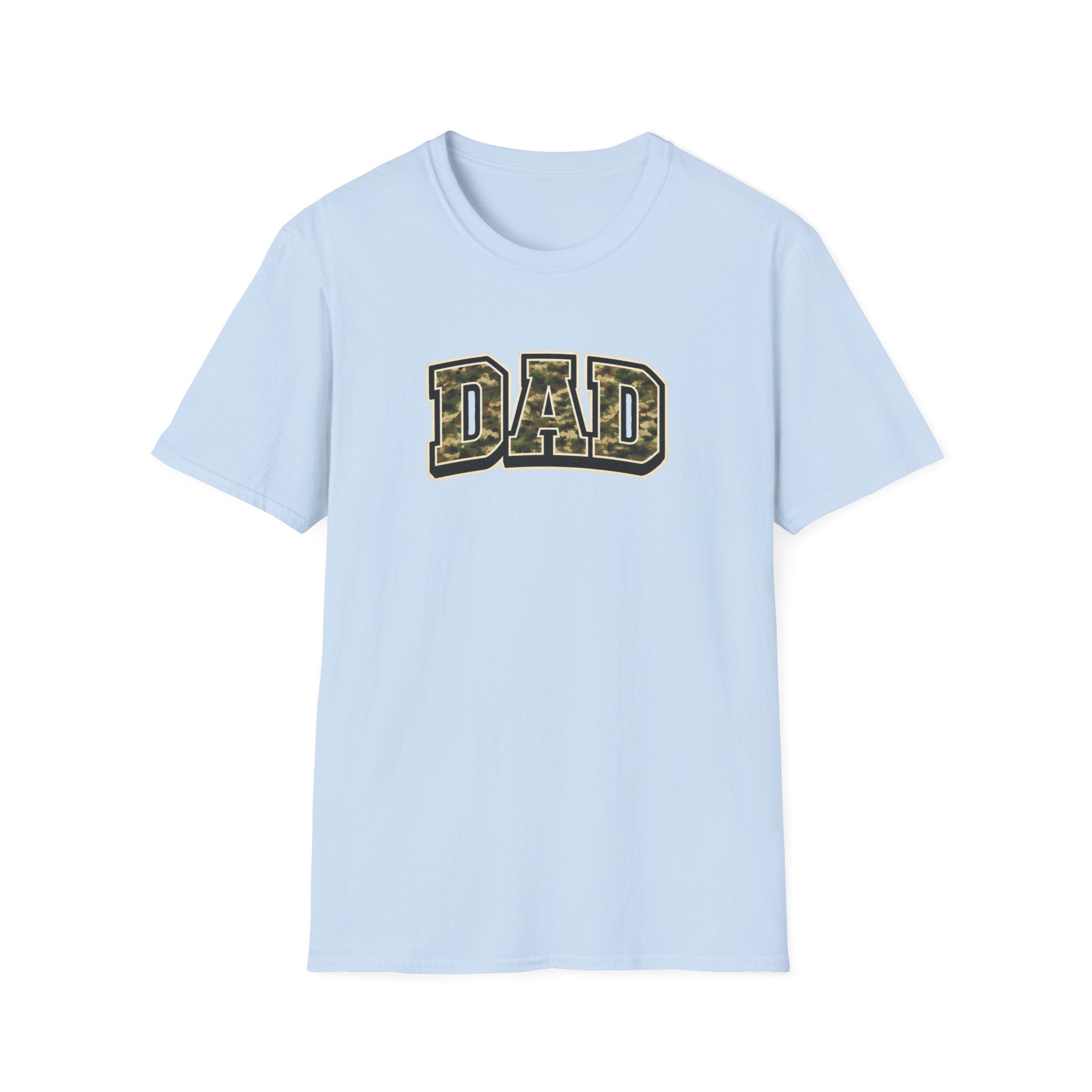 Dad Camo T‑Shirt — Military Camouflage 'DAD' Father's Day Tee