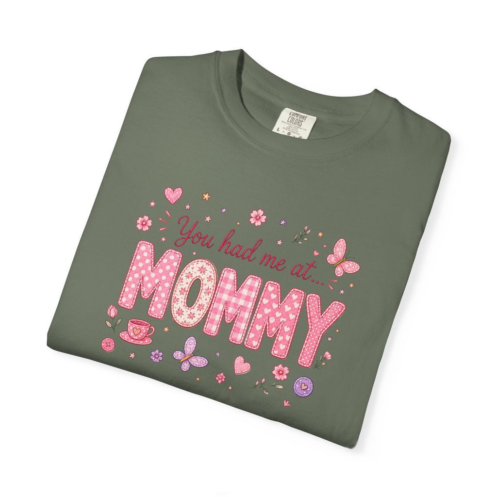 You Had Me at Mommy T-Shirt — Cute Pink Mommy Graphic Tee for New Moms & Mother's Day
