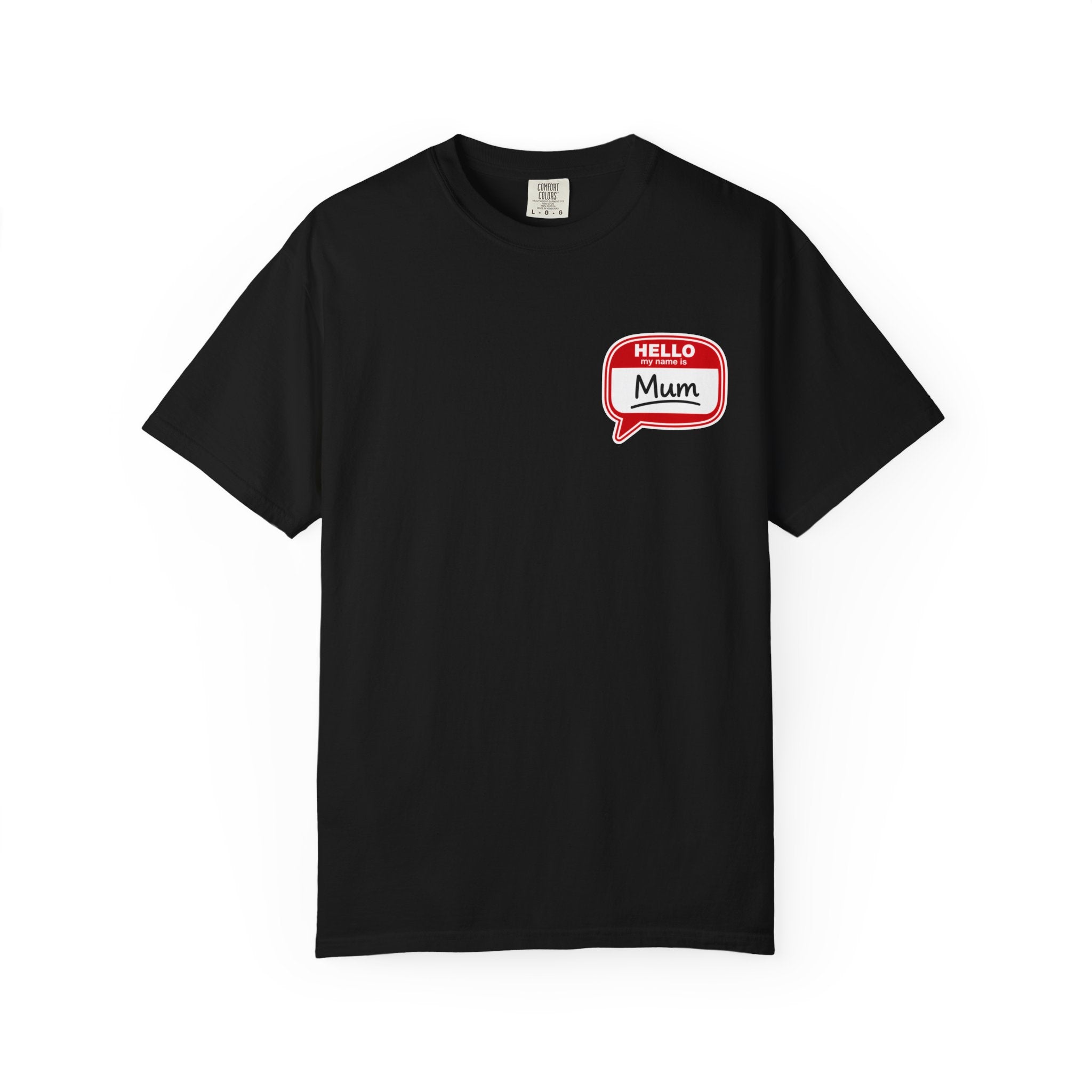 Hello Mum Speech Bubble T-Shirt — Cute Retro Mom Graphic Tee