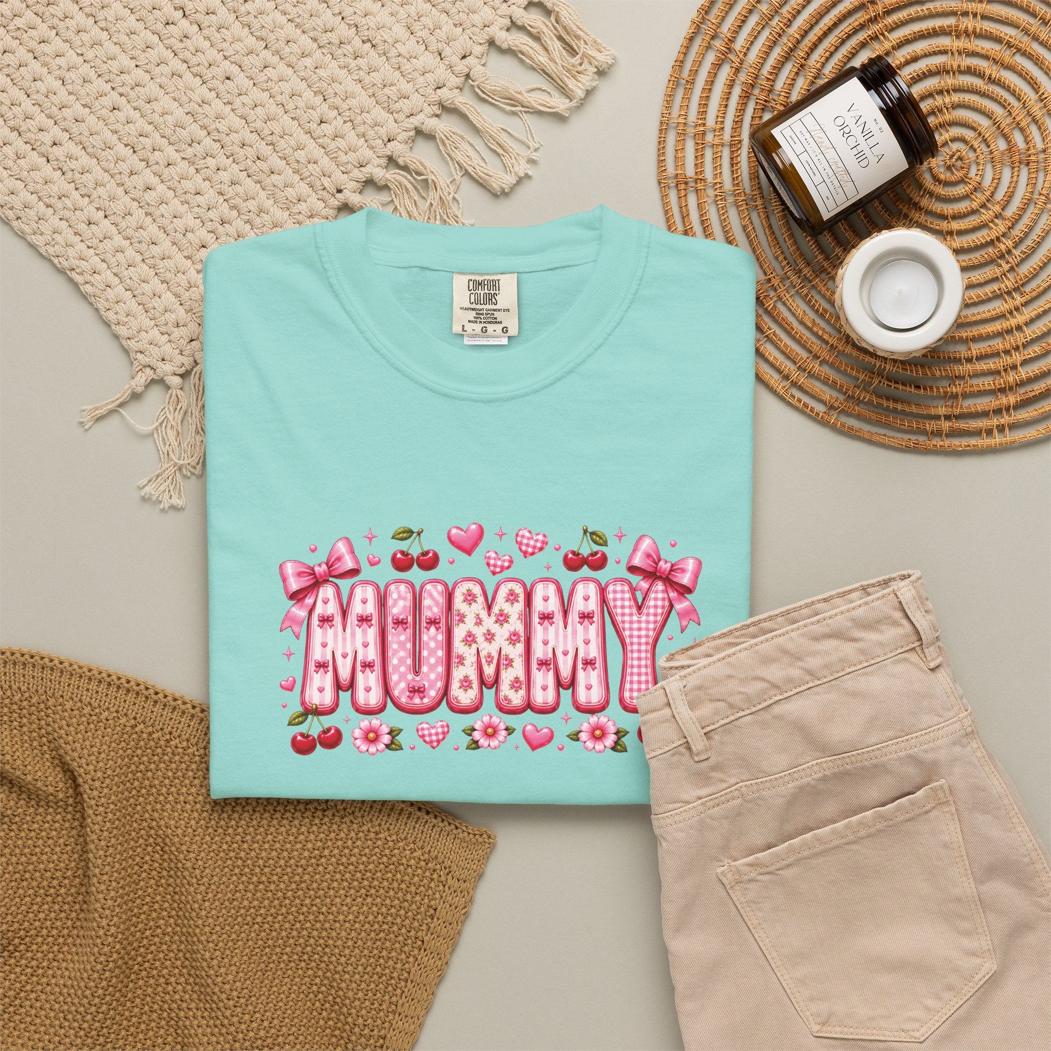 MUMMY Floral Heart T-Shirt