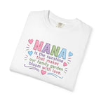 Nana Sunshine Floral T-Shirt — “NANA is the sunshine that makes our family garden bloom with love”