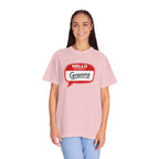 Hello My Name Is Granny T-Shirt - Funny Grandma Gift, Retro Name Badge Tee