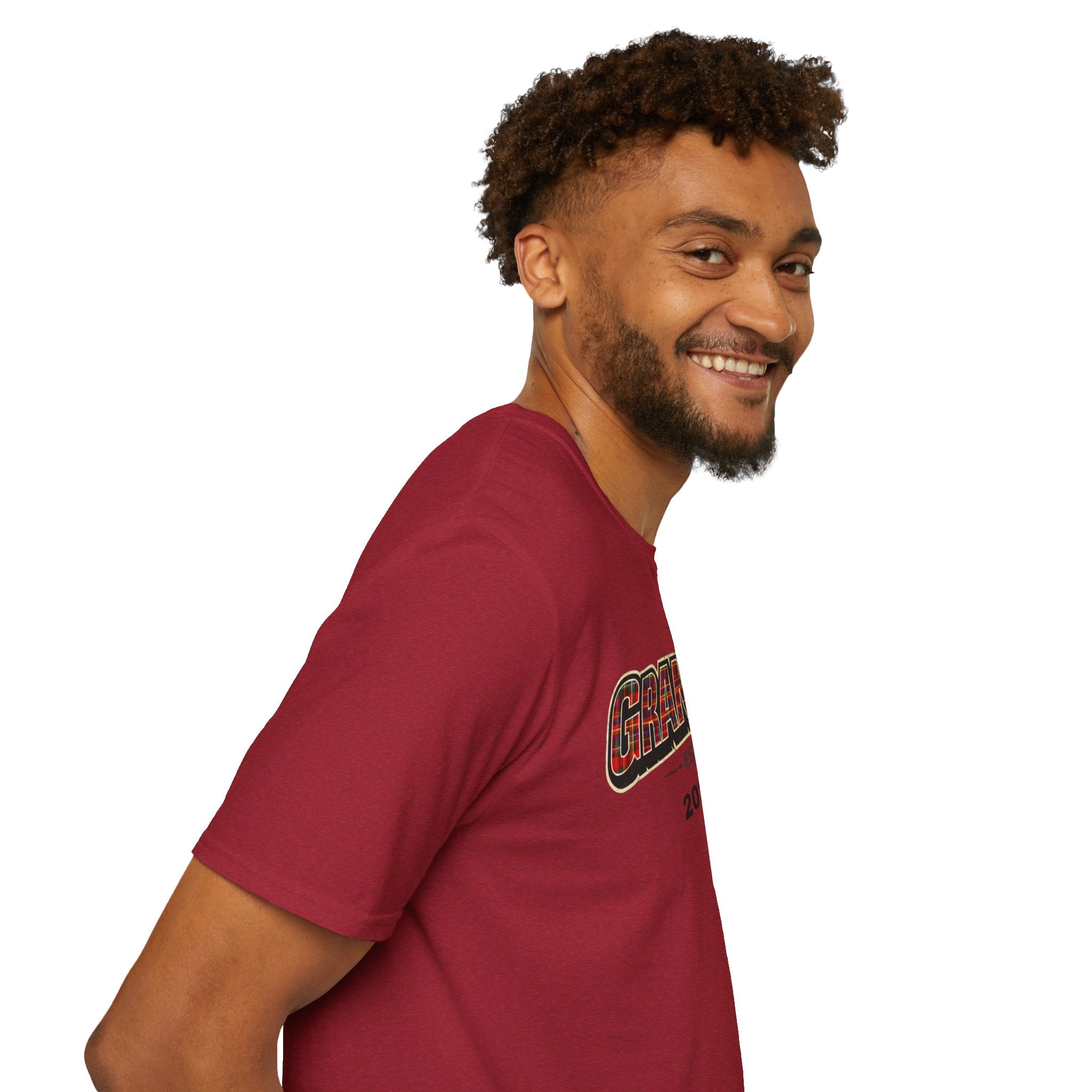 Grandad Est. 2026 T-Shirt — Plaid Grandpa Gift Tee