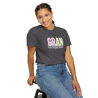 Gran Loves Her Crew T-Shirt — Pastel Grandma Shirt for Mother's Day & Family Gifts