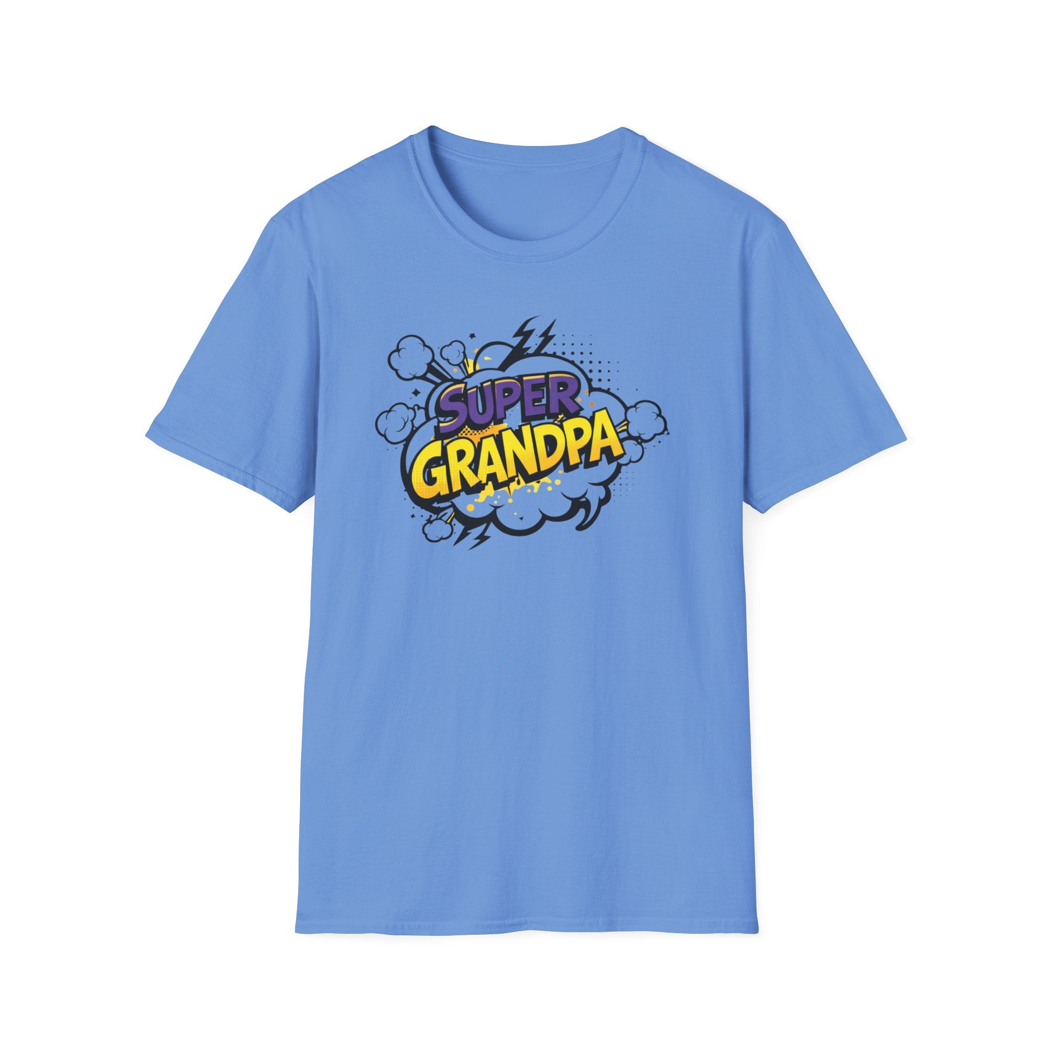 T-Shirt — "Super Grandpa" Comic-Style Graphic | Funny Father's Day Gift