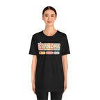 Grandma Floral Retro Tee — "Grandma" Names Design (Aileen • Wendy • Peyton)
