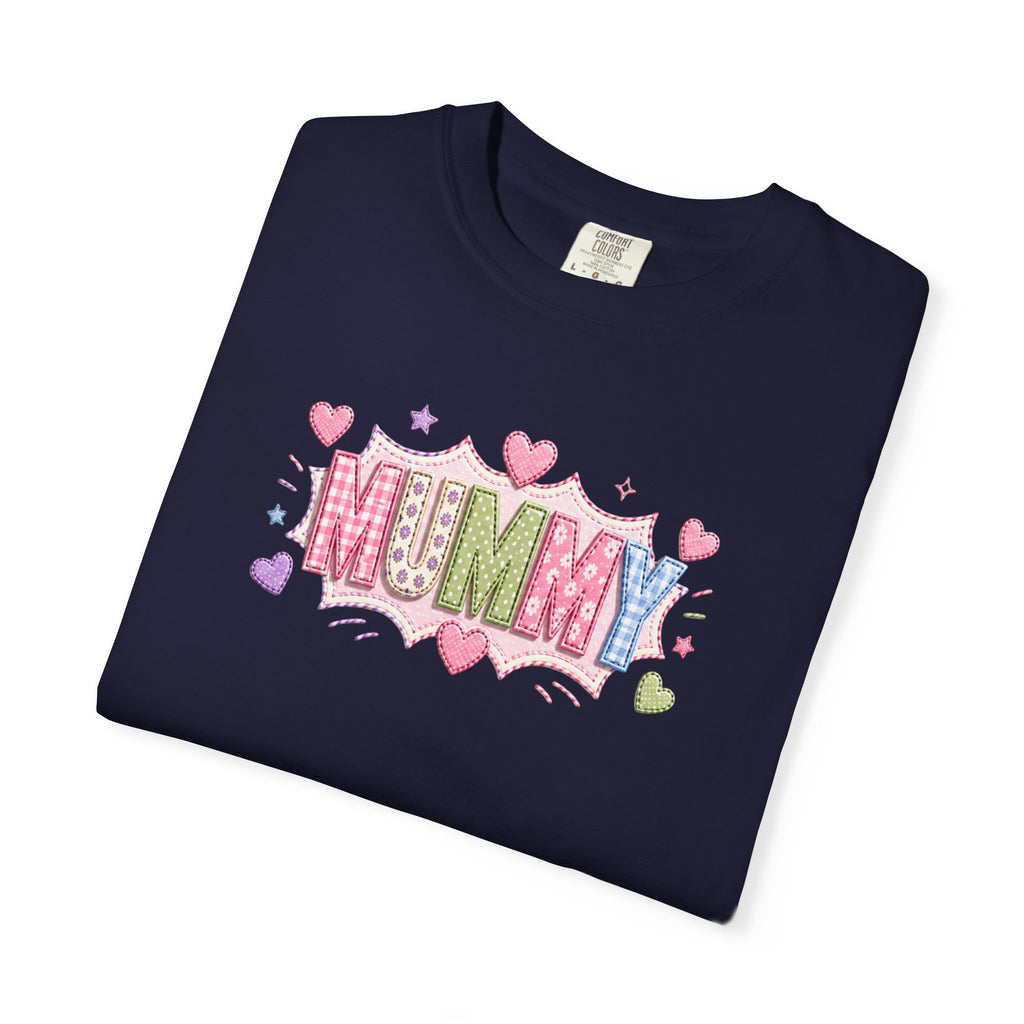 Mummy Heart Graphic T-Shirt — Cute Pastel ‘MUMMY’ Design, Mother’s Day Gift