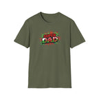 Super Dad Graphic T-Shirt — Wales Flag themed Retro Comic Father's Day Tee