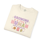 Growing a Tiny Human T-Shirt — "Growing a Tiny Human, Send Snacks" Maternity Tee