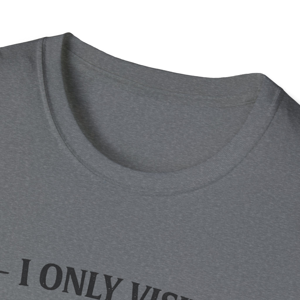 Grandpa Biscuits T-Shirt — "I Only Visit Grandpa For The Biscuits" Funny Family Tee