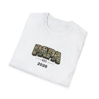 Papa Est. 2026 T-Shirt – Camo Fathers Day New Dad Gift