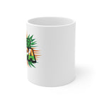 Super Papa Ireland Flag/Irish themed Mug - Bold Comic-Style Father’s Day Coffee Cup
