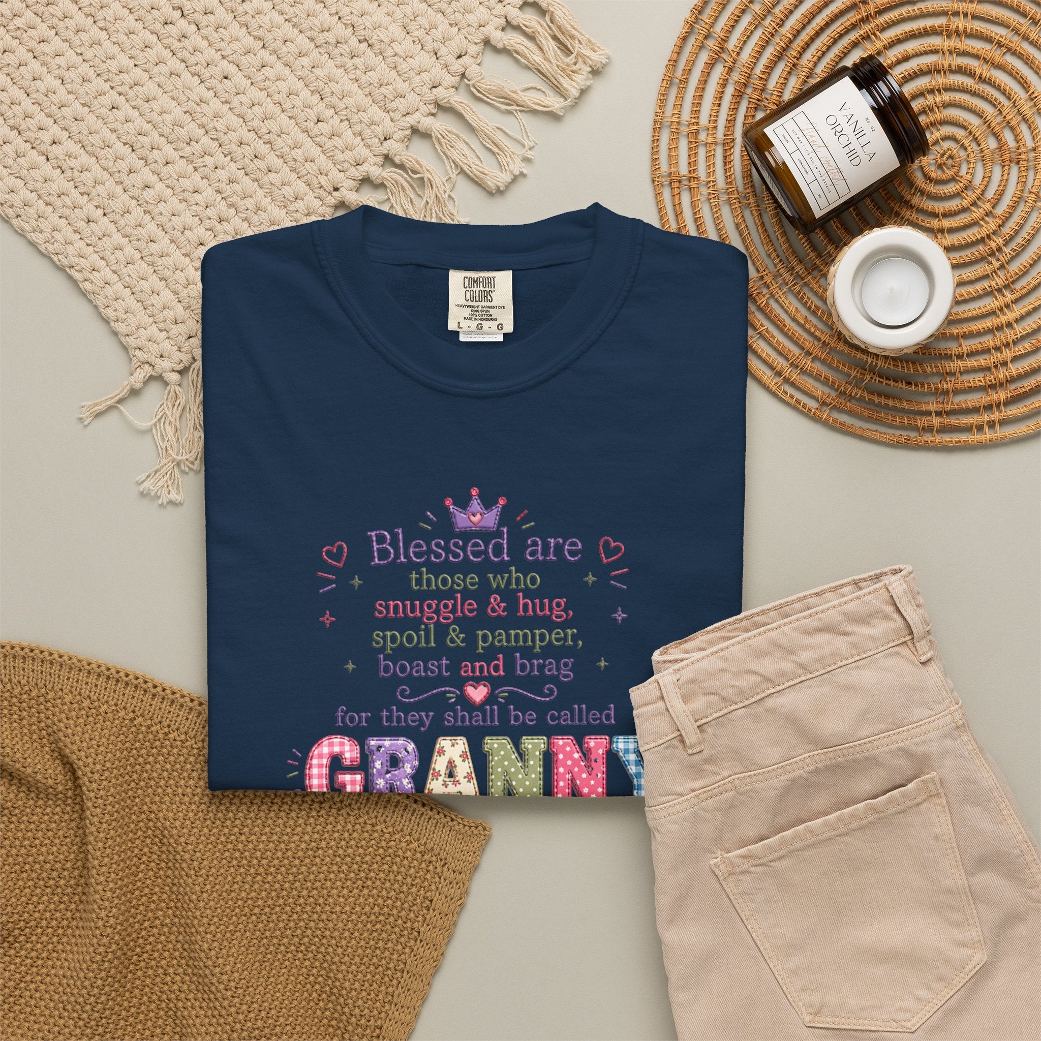 Granny Blessing T-Shirt — "Blessed are those who ... shall be called Granny" Gift Tee