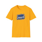 Super Papa Scotland Flag/Scottish themed T-Shirt – Comic Style Father’s Day Gift