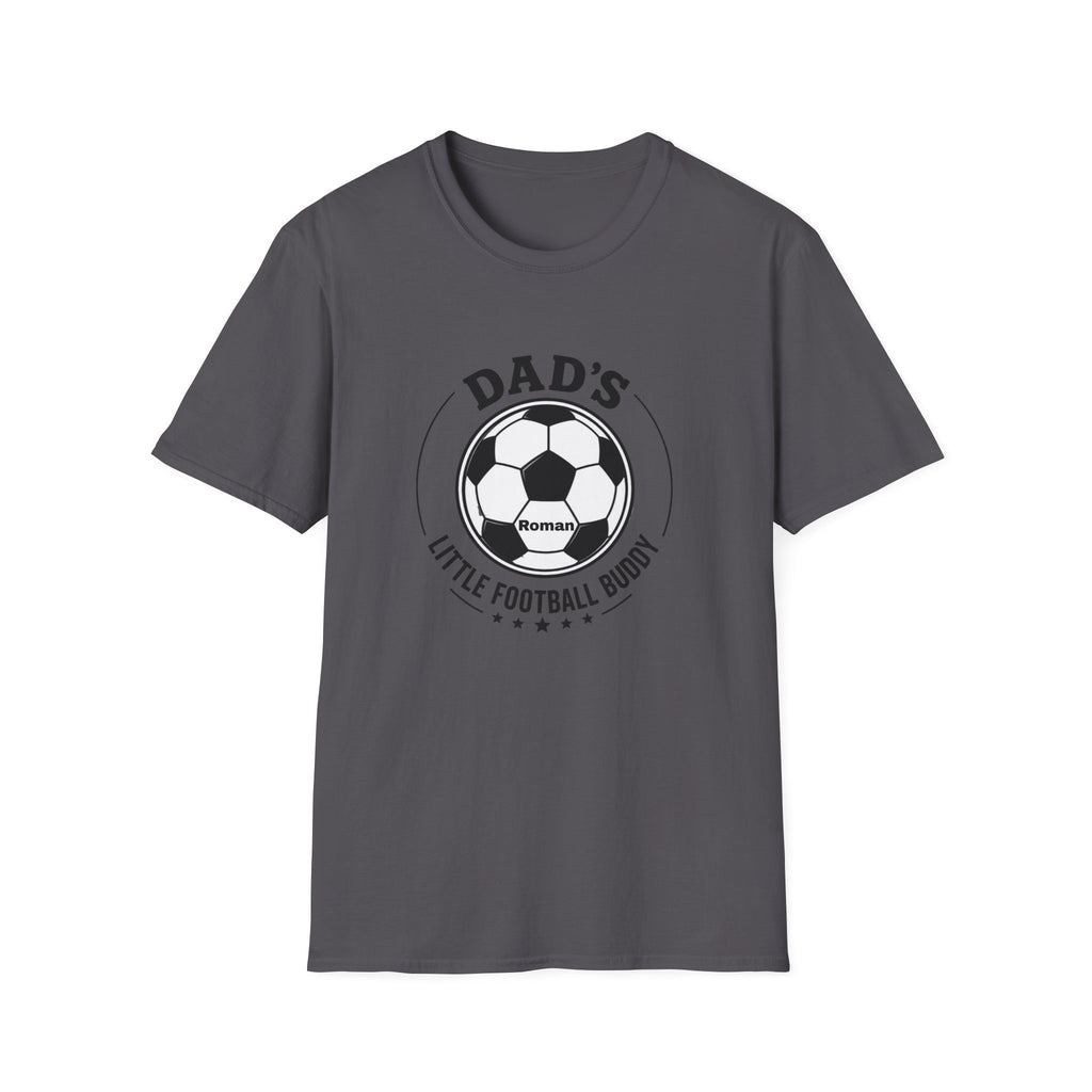 Dad's Little Football Buddy Tee -Add Name- Personalise