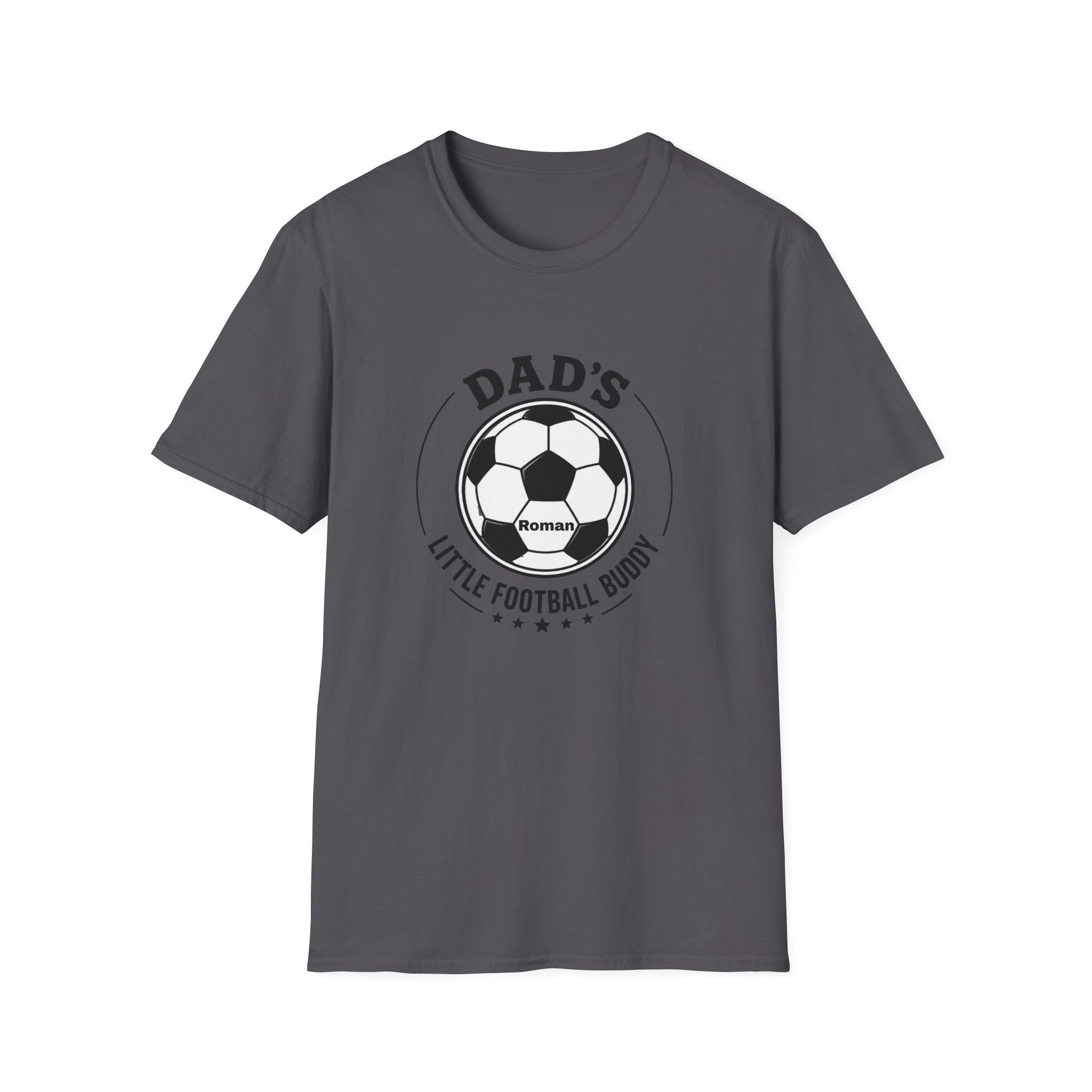 Dad's Little Football Buddy Tee -Add Name- Personalise