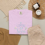 Coming Soon Baby T-Shirt — Gender Reveal Pregnancy Announcement Tee