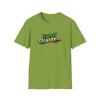 Super Grandpa Ireland Flag/Irish themed T-Shirt — Retro Comic Father's Day Gift
