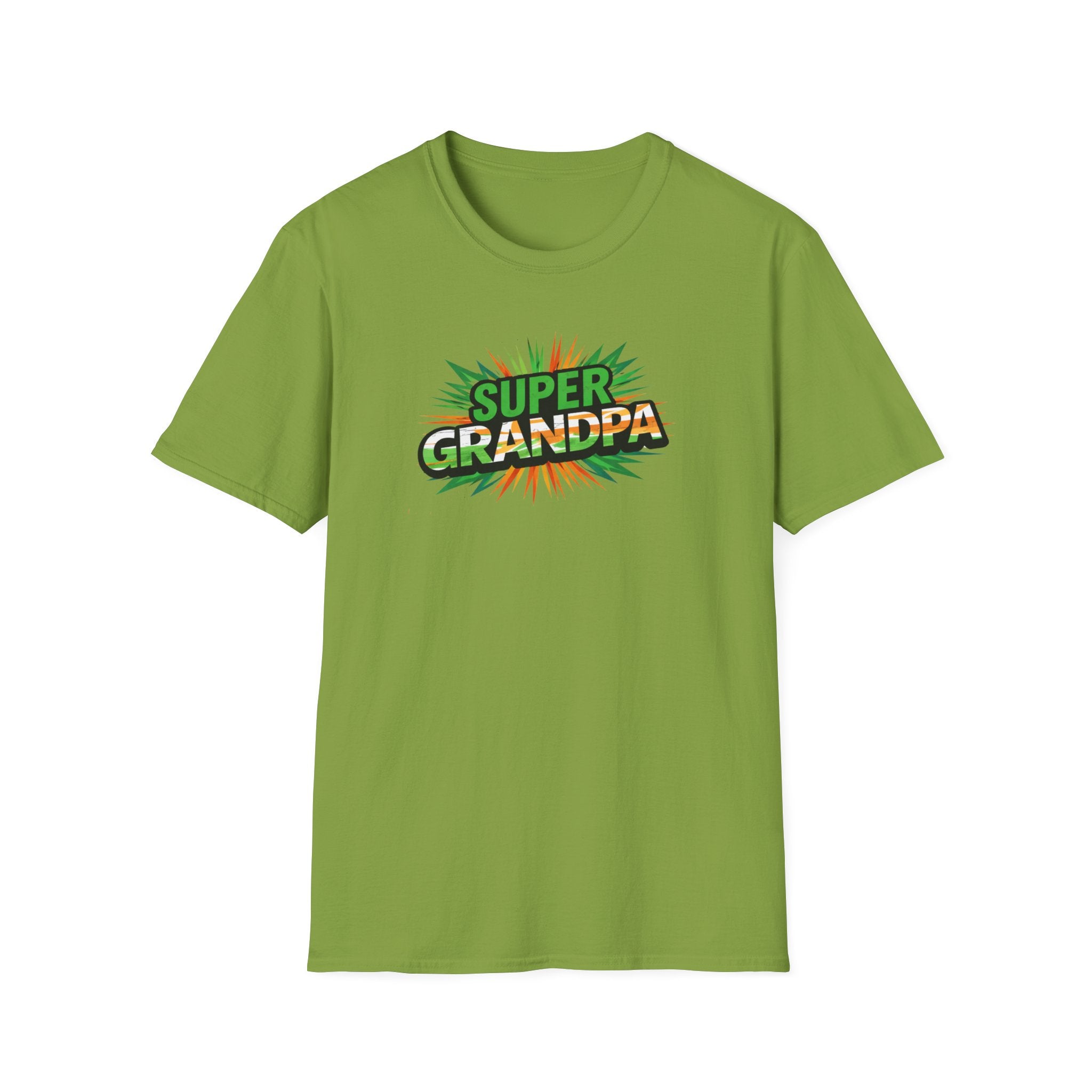 Super Grandpa Ireland Flag/Irish themed T-Shirt — Retro Comic Father's Day Gift