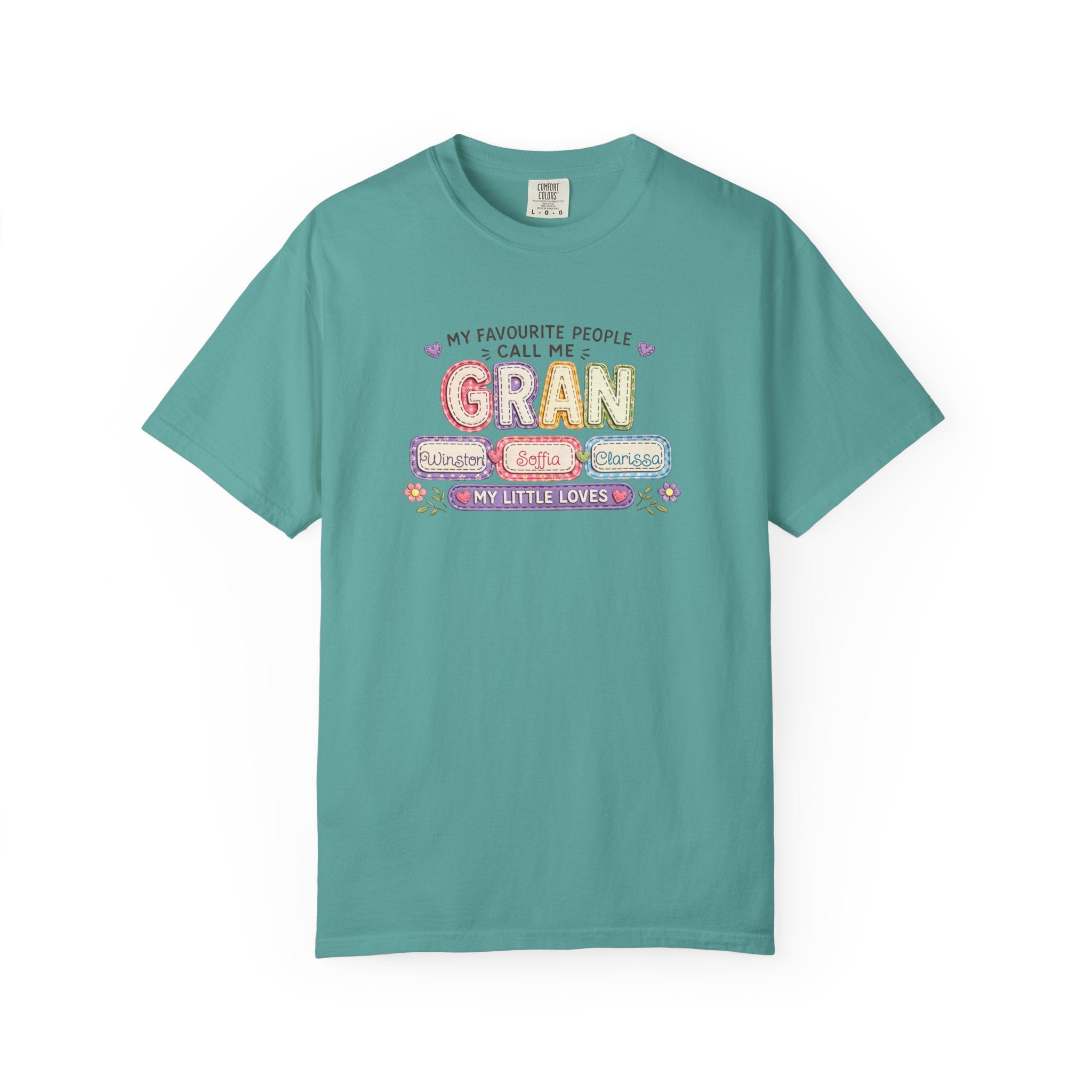 Gran Grandma T-Shirt – "My Favourite People Call Me Gran" Floral Gift Tee