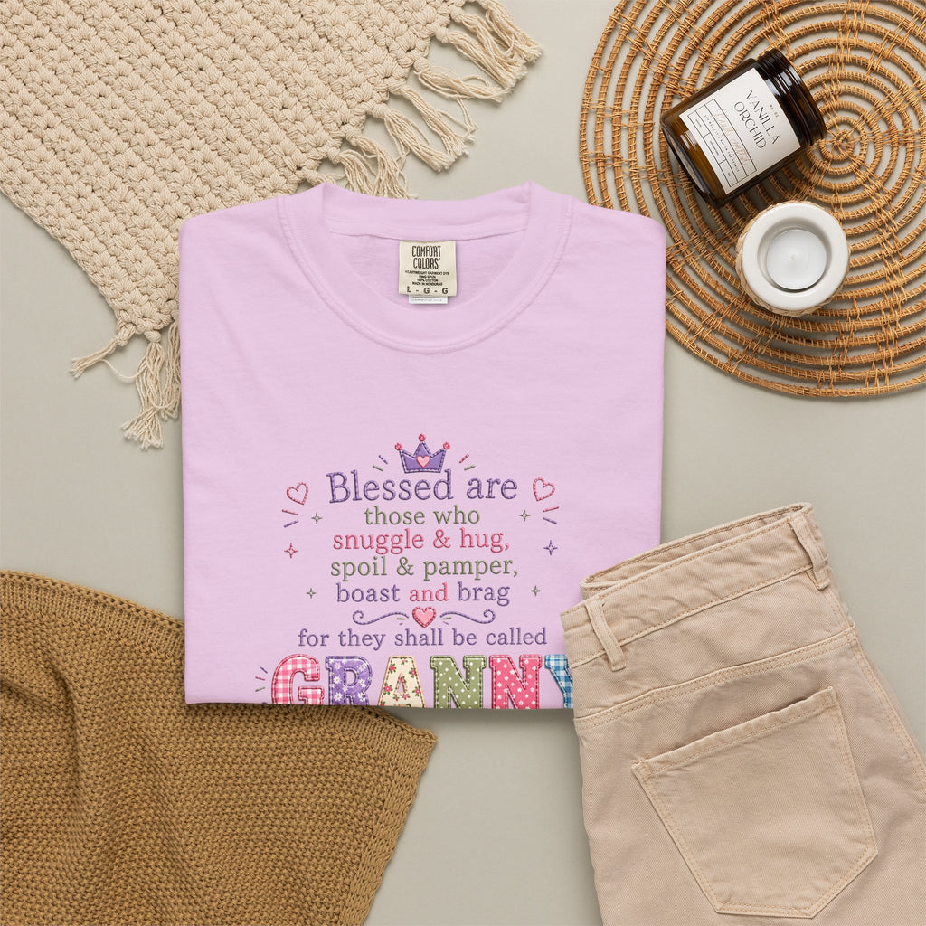 Granny Blessing T-Shirt — "Blessed are those who ... shall be called Granny" Gift Tee