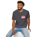 Grandad Name Badge T-Shirt — "Hello, Grandad!" Chest Logo