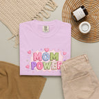 Mom Power T-Shirt — Cute Pastel Heart Mother's Day Tee