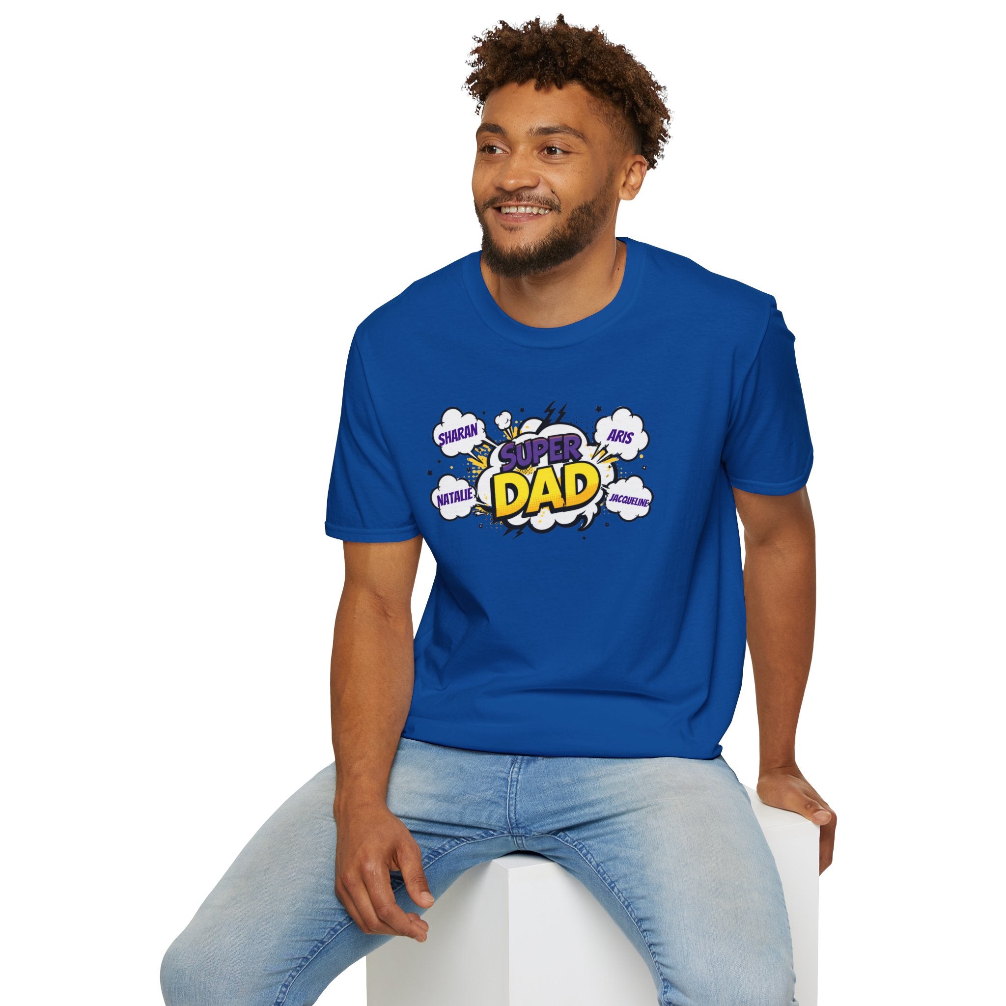 Super Dad Comic T-Shirt – Funny Father’s Day Gift