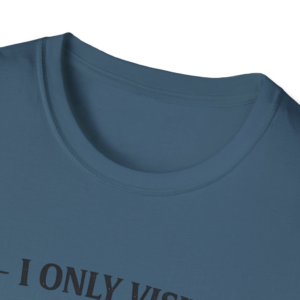 Grandpa Biscuits T-Shirt — "I Only Visit Grandpa For The Biscuits" Funny Family Tee