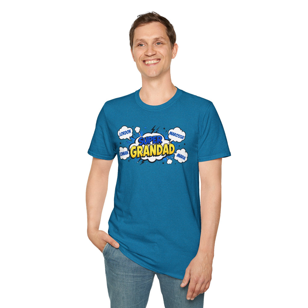 Super Grandad Comic-Style T-Shirt
