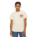 T-Shirt — "Hello Mummy" Retro Name-Tag Graphic