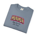 Nana Leopard Print T-Shirt — "Nana (who loves her little troops)" Grandma Gift